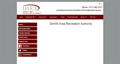 Desktop Screenshot of dewittrecreation.org
